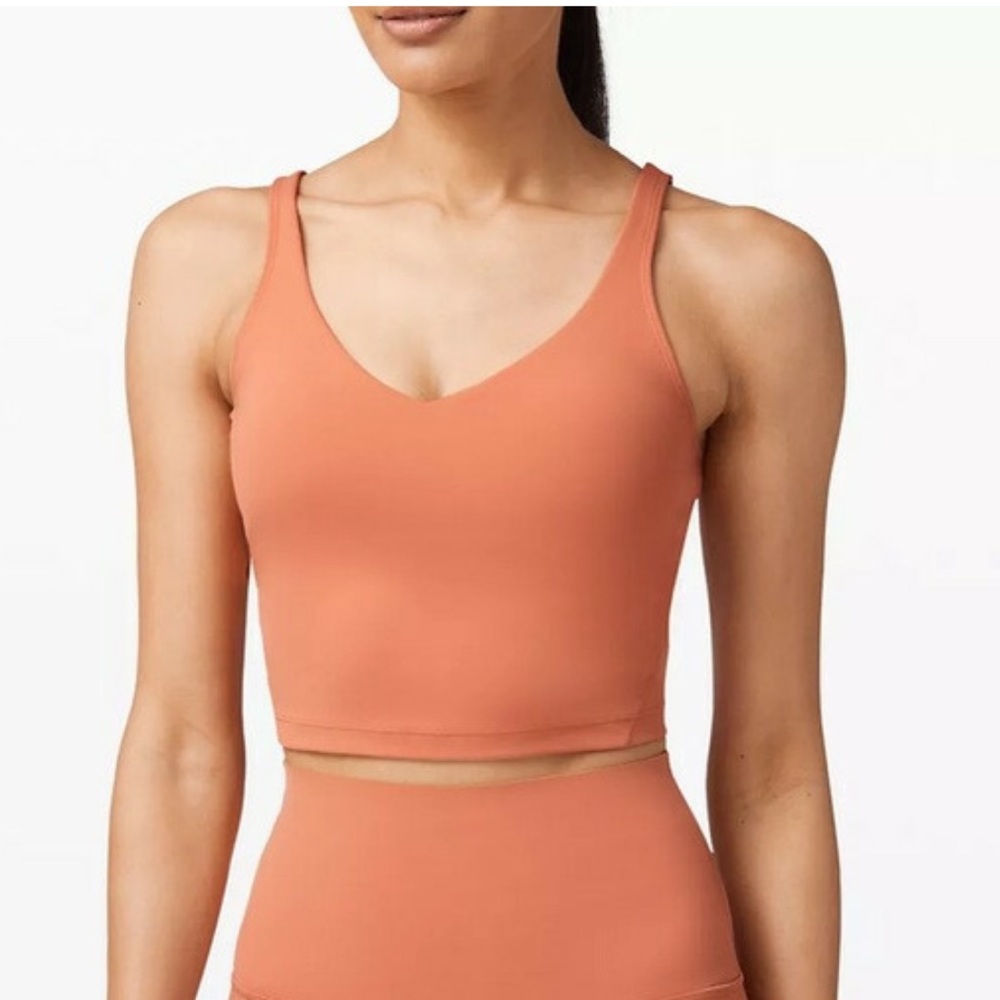 Lululemon Rustic Coral Align Tank Nulu Size 4 Sold Out color